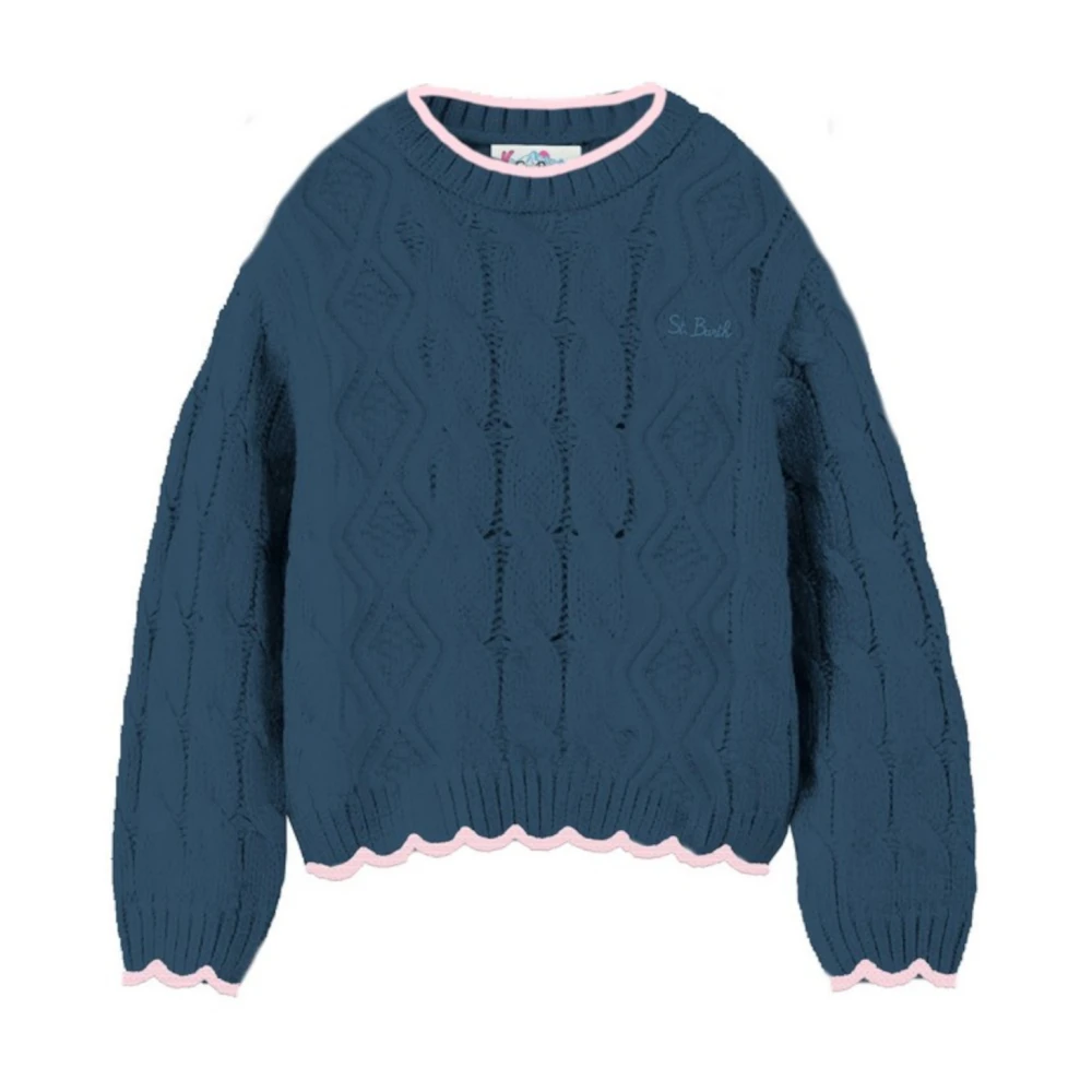 MC2 Saint Barth Stijlvolle Sweaters Collectie Blue Dames
