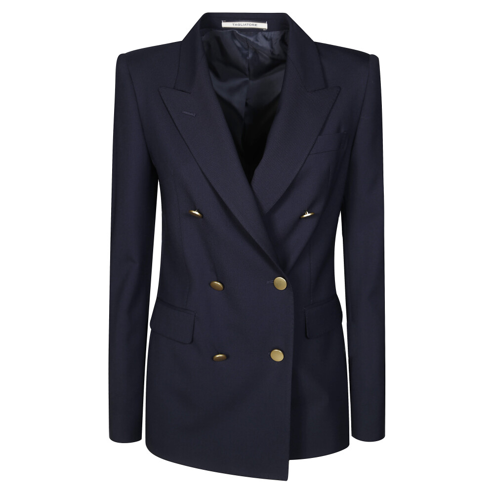 スーツ TAGLIATORE Women Suit Jackets JPARIGI12B340159U25E174 Black Tagliatore Blazer - Black - Women | JPARIGI12B340159U25E174