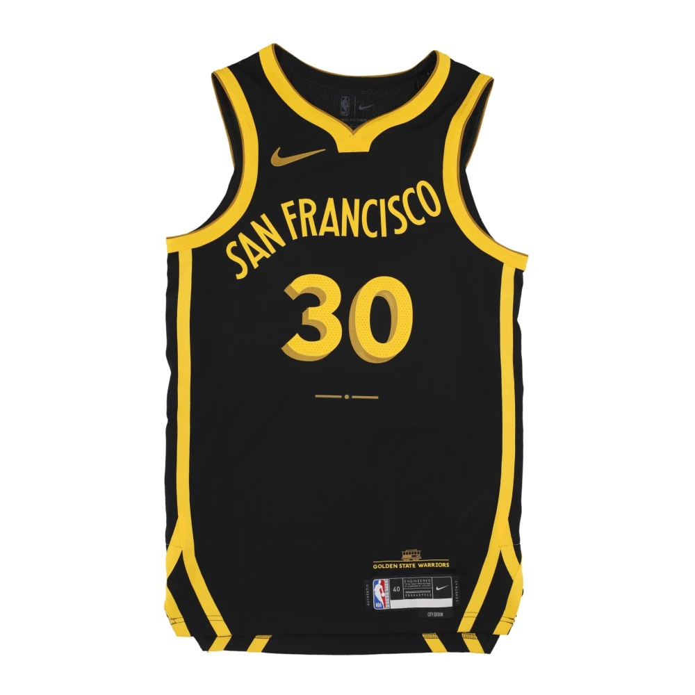 Nike Stephen Curry NBA City Edition Shirt 2023 24 Black Heren