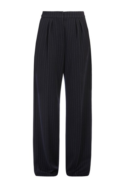 Pinstripe strikkede bukser