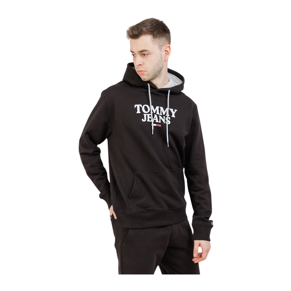 Tommy Hilfiger Heren Hoodie Regular Fit Zwart Black Heren