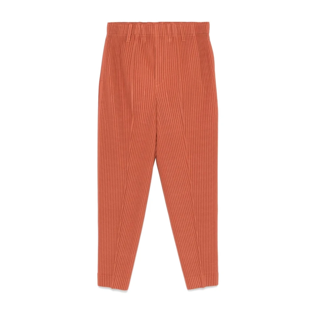 Issey Miyake Stijlvolle broeken voor mannen en vrouwen Brown Dames
