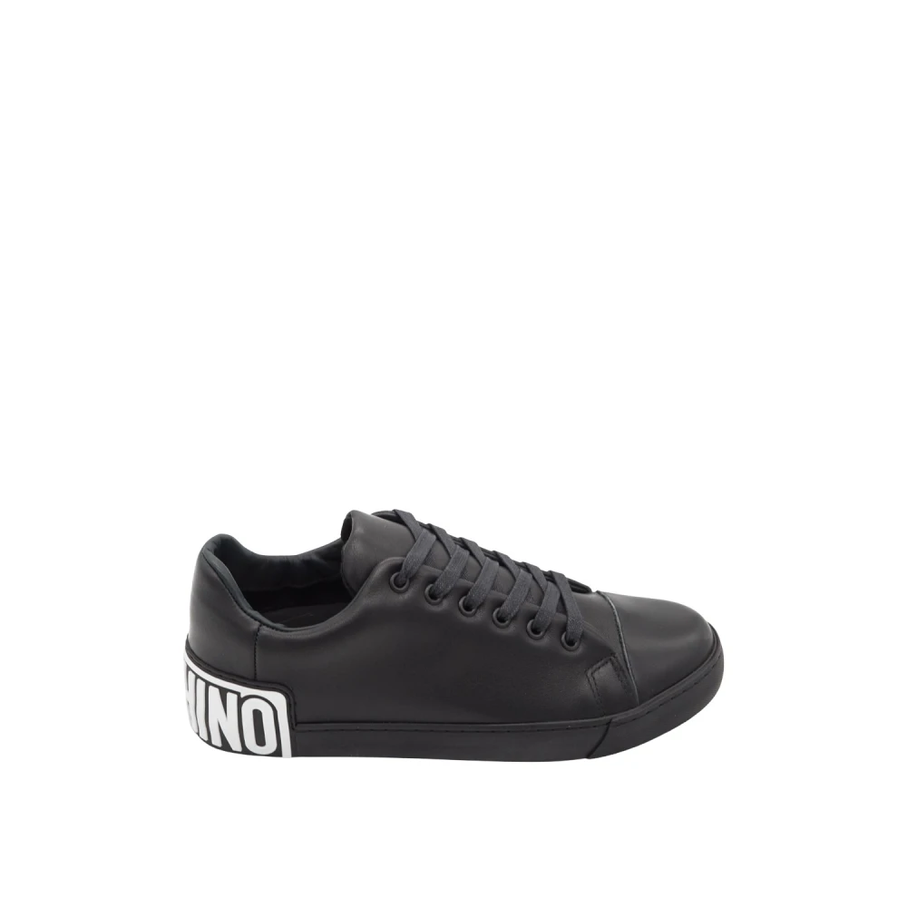 Moschino Back to Sneakers Heren Schoenen Zwart