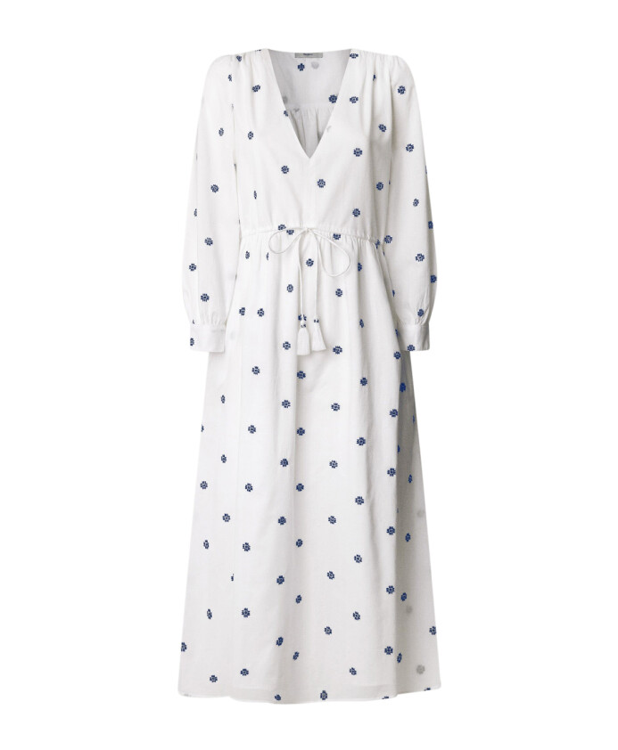 geborduurde-midi-jurk-met-v-hals