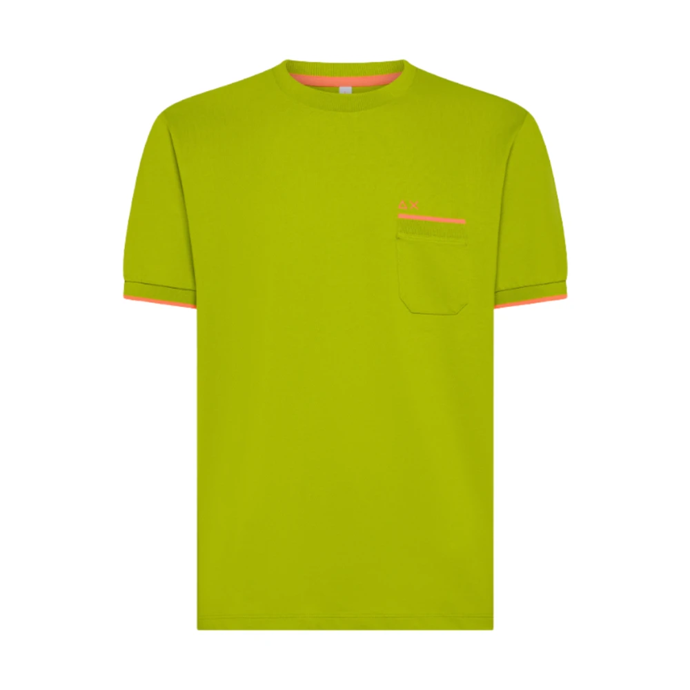Sun68 - Tops > T-Shirts - Green - Sun68 - Modalova