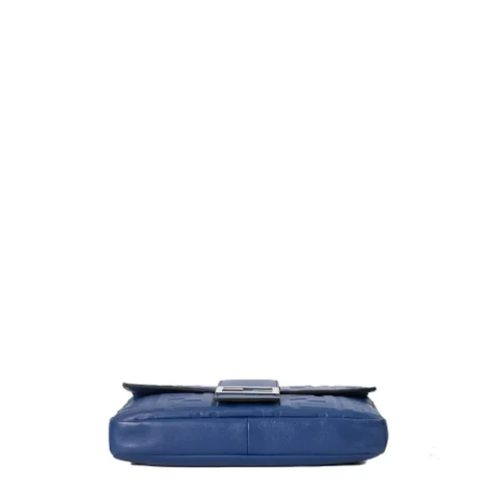 Fendi Vintage Pre-owned Leather fendi-bags Blue Dames