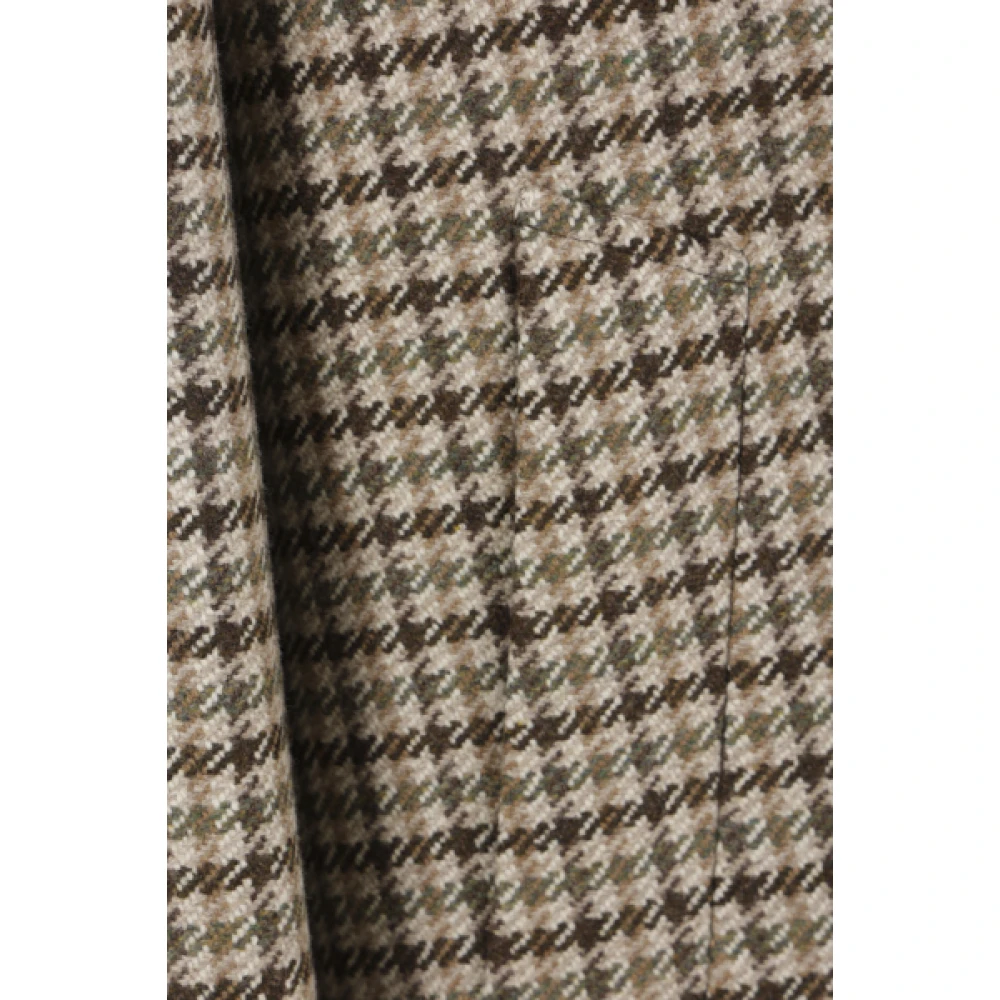 Lardini Dubbelbreasted wol- en kasjmierjas Beige Heren