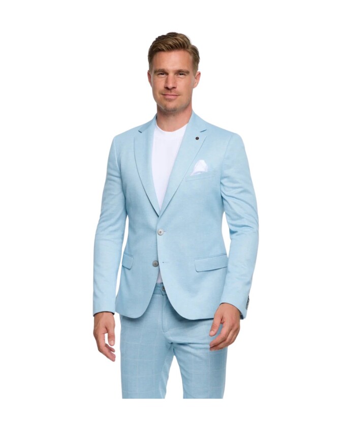 dinick-chk-light-blue-checkered-blazer