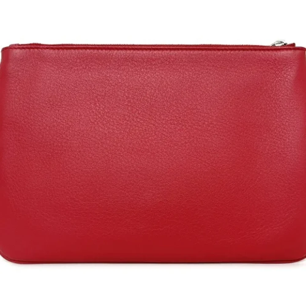 Balenciaga Vintage Pre-owned Leather clutches Red Dames