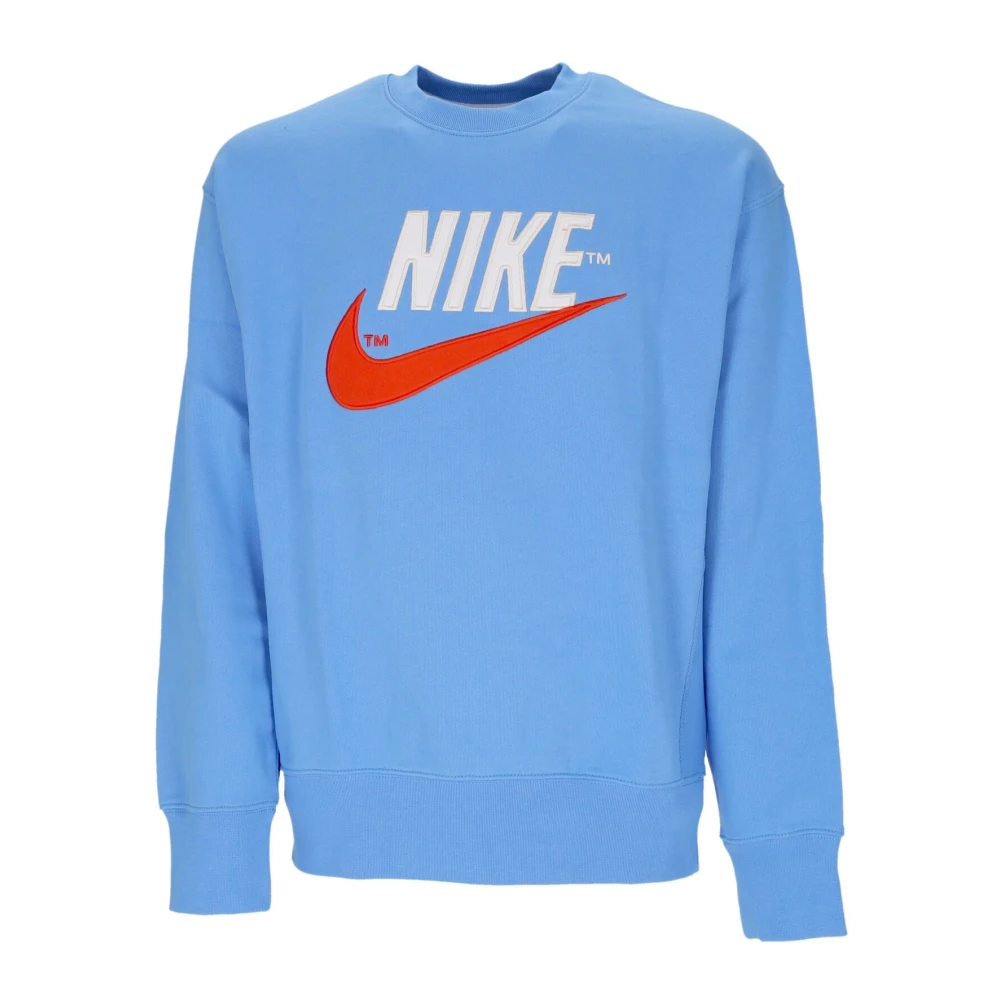 Nike Trendy Lichtgewicht Crewneck Sweatshirt Blue Heren