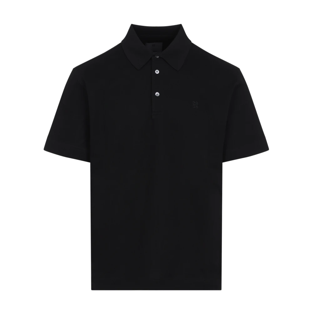 Givenchy Men's Black Polo Shirts,, T-Shirt With Polos Medium