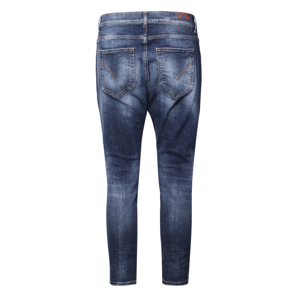 Dondup Blauwe Denim Katoenen Jeans Gemaakt in Italië Blue Heren