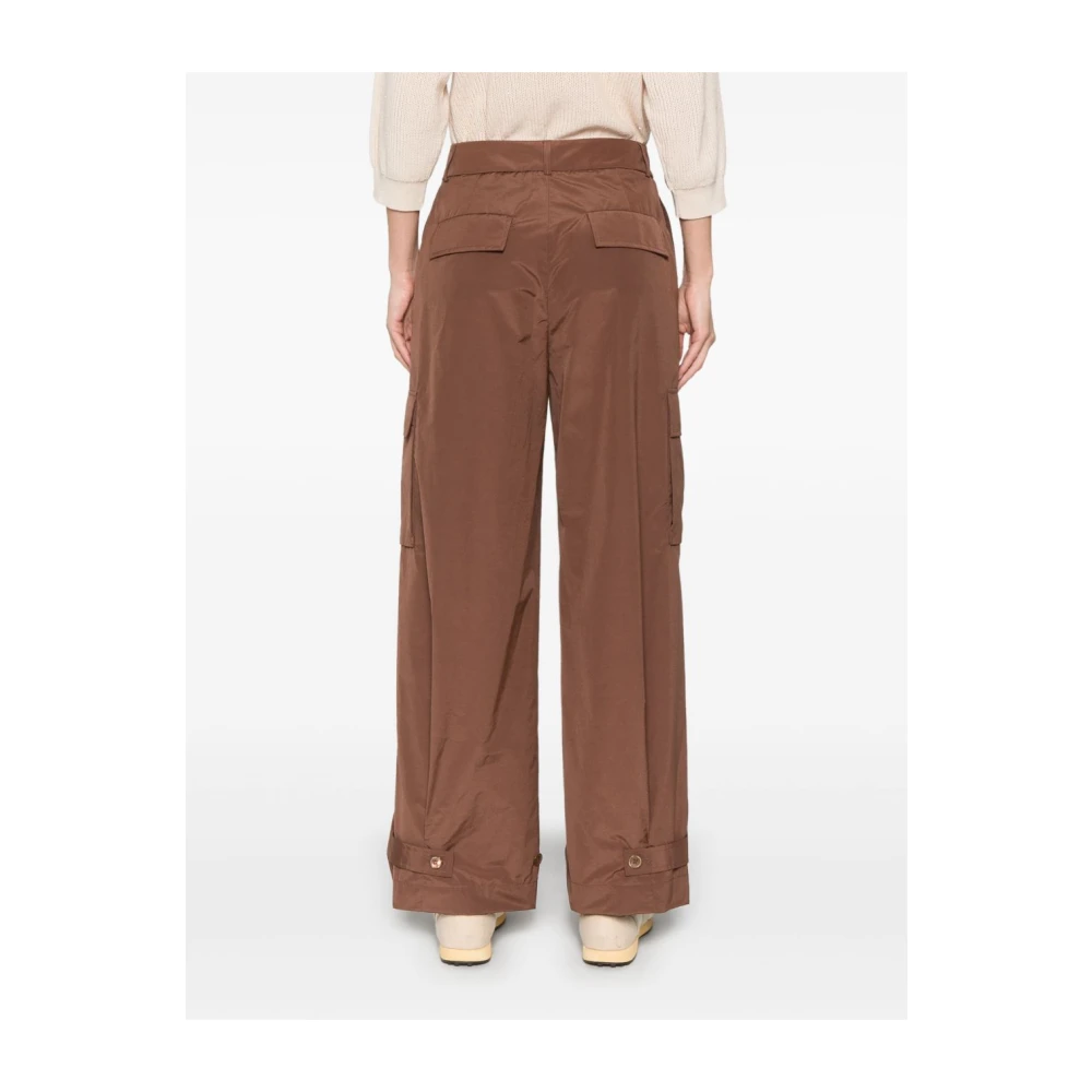 PESERICO Bruine Elegante Broek Dameskleding Brown Dames
