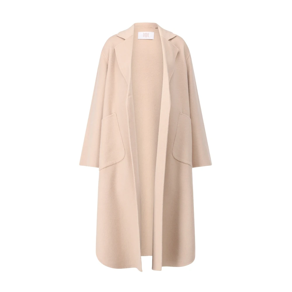 RIANI Loose Fit Wollen Jas Beige Dames