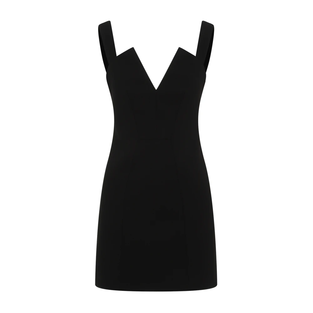 Givenchy Zwarte Acetaat Mini Jurk Black Dames