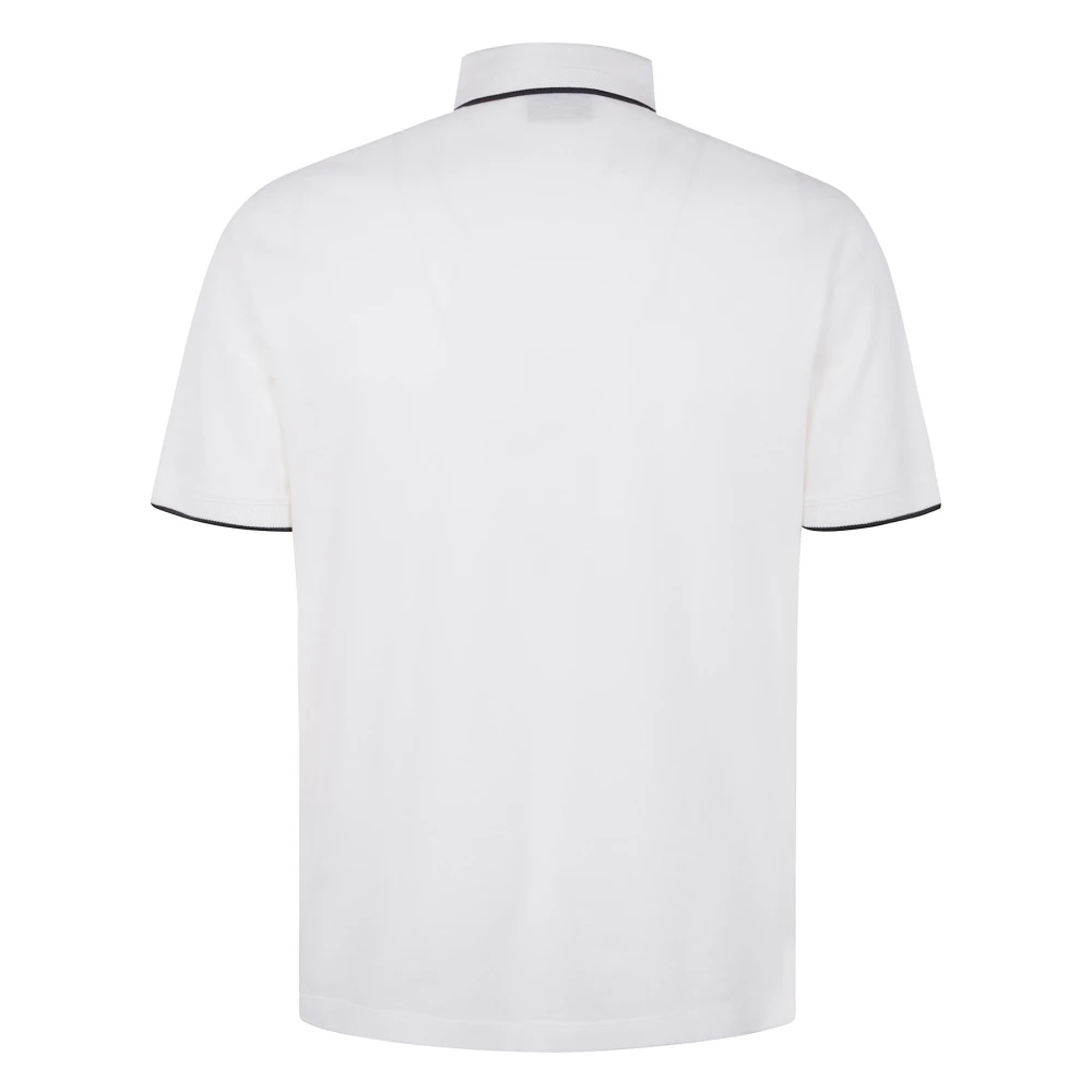Emporio Armani Klassieke Polo Shirt voor Mannen White Heren