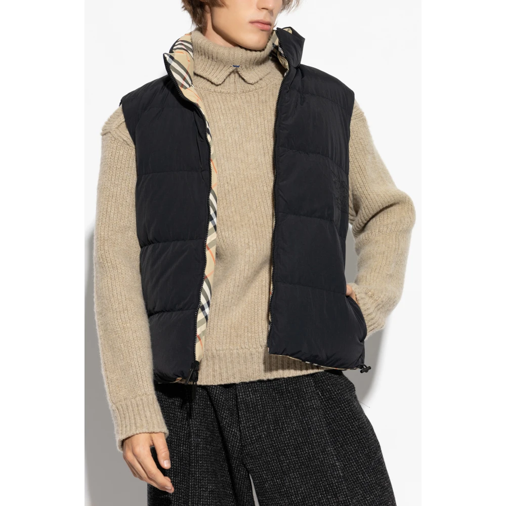 Burberry Omkeerbaar vest Beige Heren