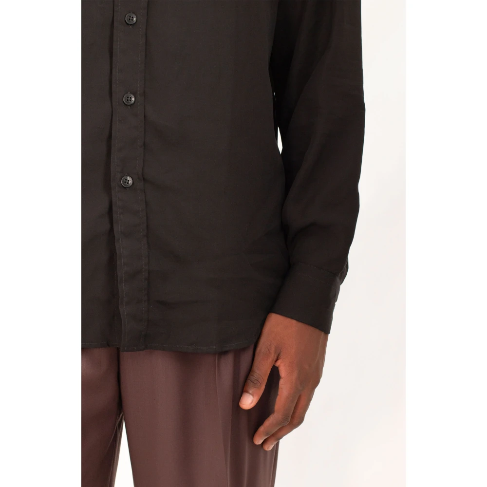Costumein Drop Schouders Shirt in Andrea Stijl Black Heren