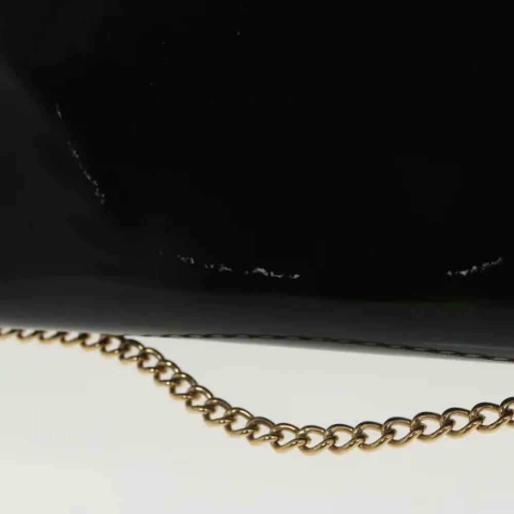 Salvatore Ferragamo Pre-owned Canvas shoulder-bags Black Dames