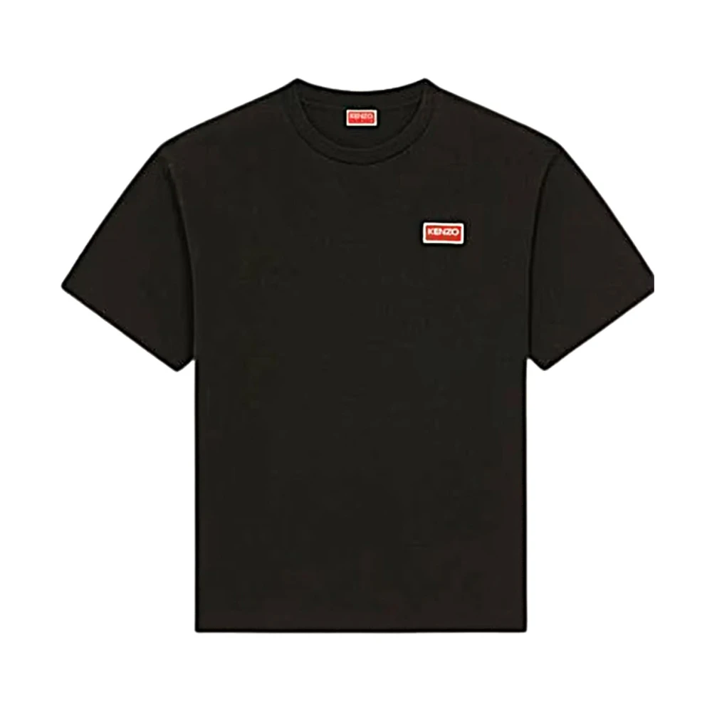 Kenzo Avslappnad Bomull T-shirt Black, Dam