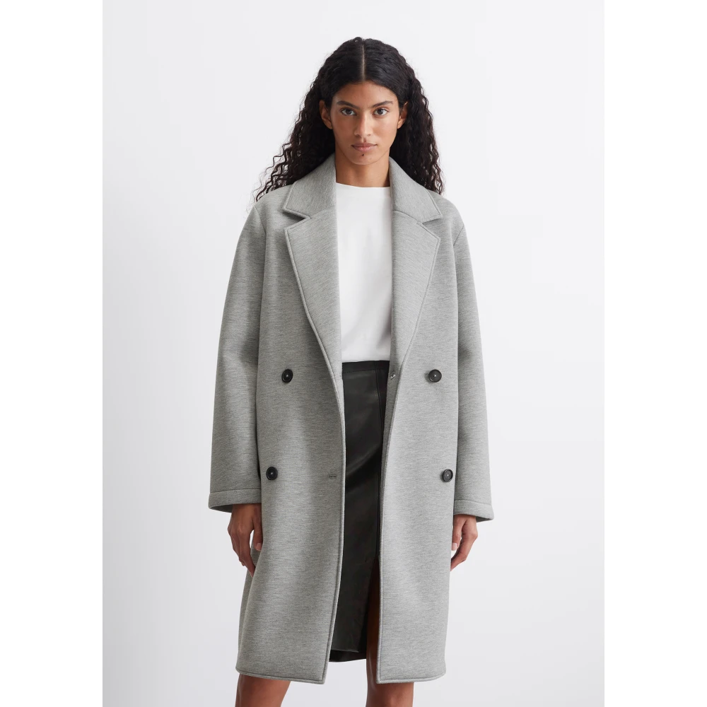 Marc O'Polo Scuba jersey coat regular Gray Dames