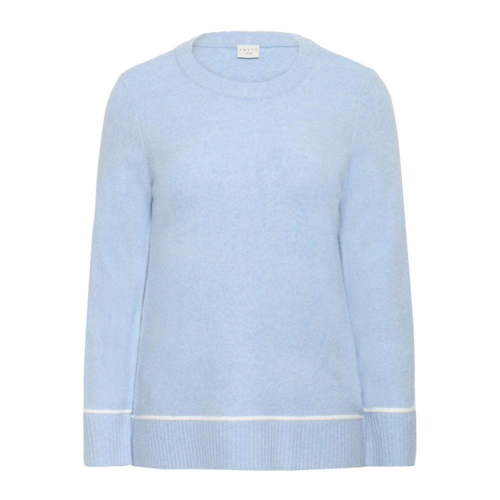 Kaffe Curve Donna Bleu Maglione Da Jina - Immagine 2