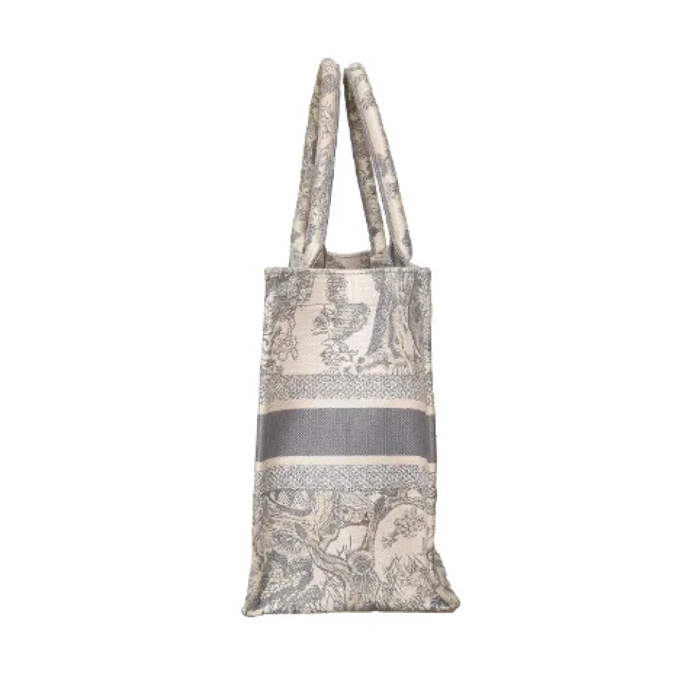 Dior Vintage Pre-owned Canvas dior-bags Gray Dames