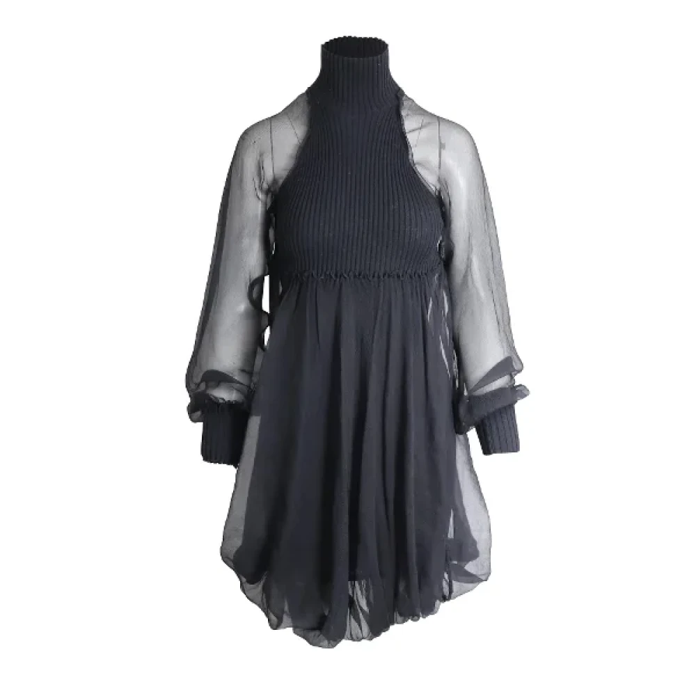Jean Paul Gaultier Pre-owned Wool dresses Black Dames