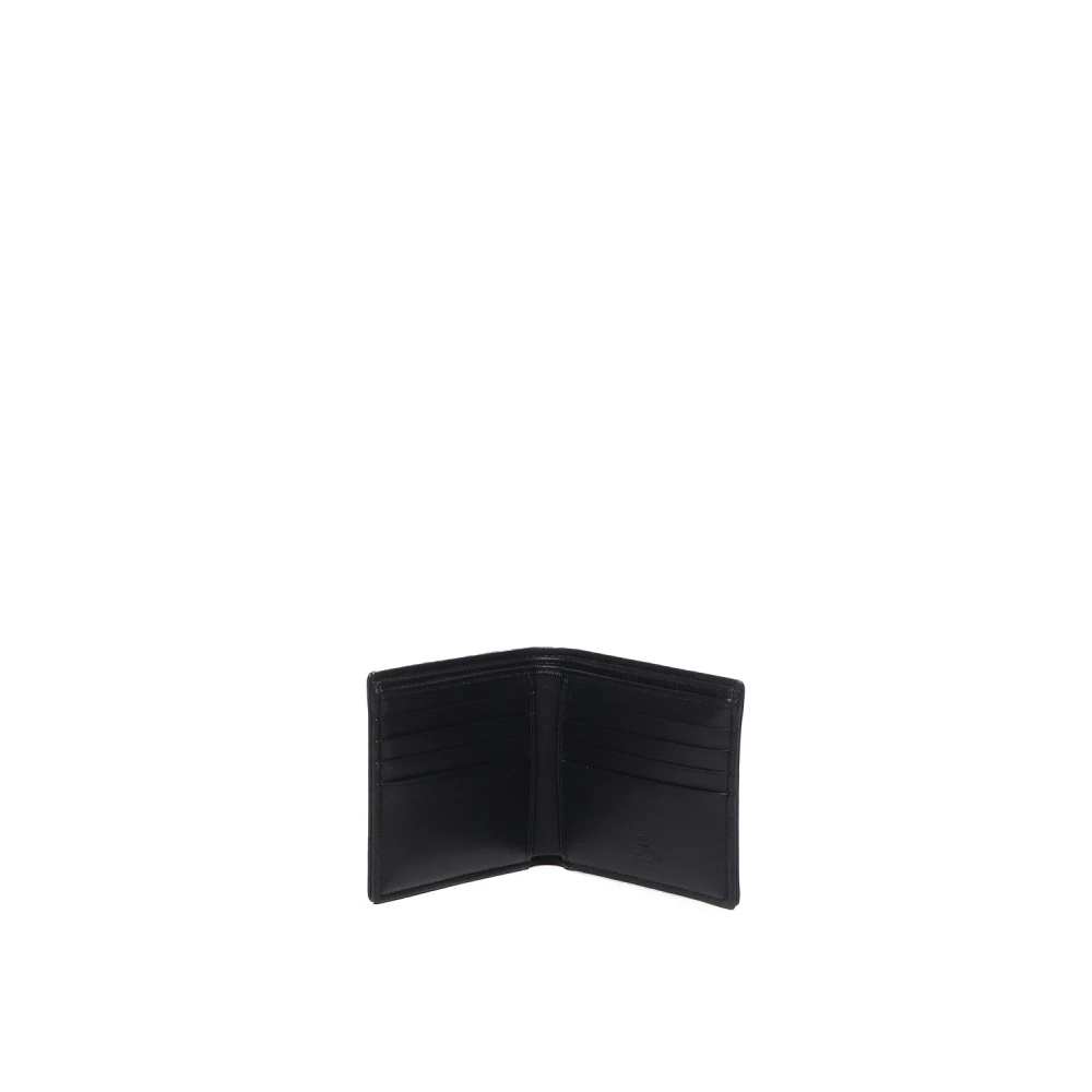 Valentino Garavani Zwarte Portemonnees Kaarthouder Black Heren