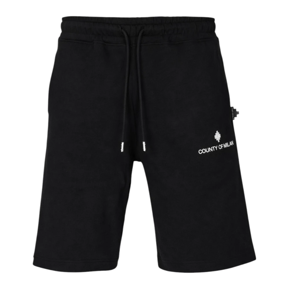 Marcelo Burlon Black S6cmmabe092 Bermuda Shorts - Male - Bermudas - S - Shorts