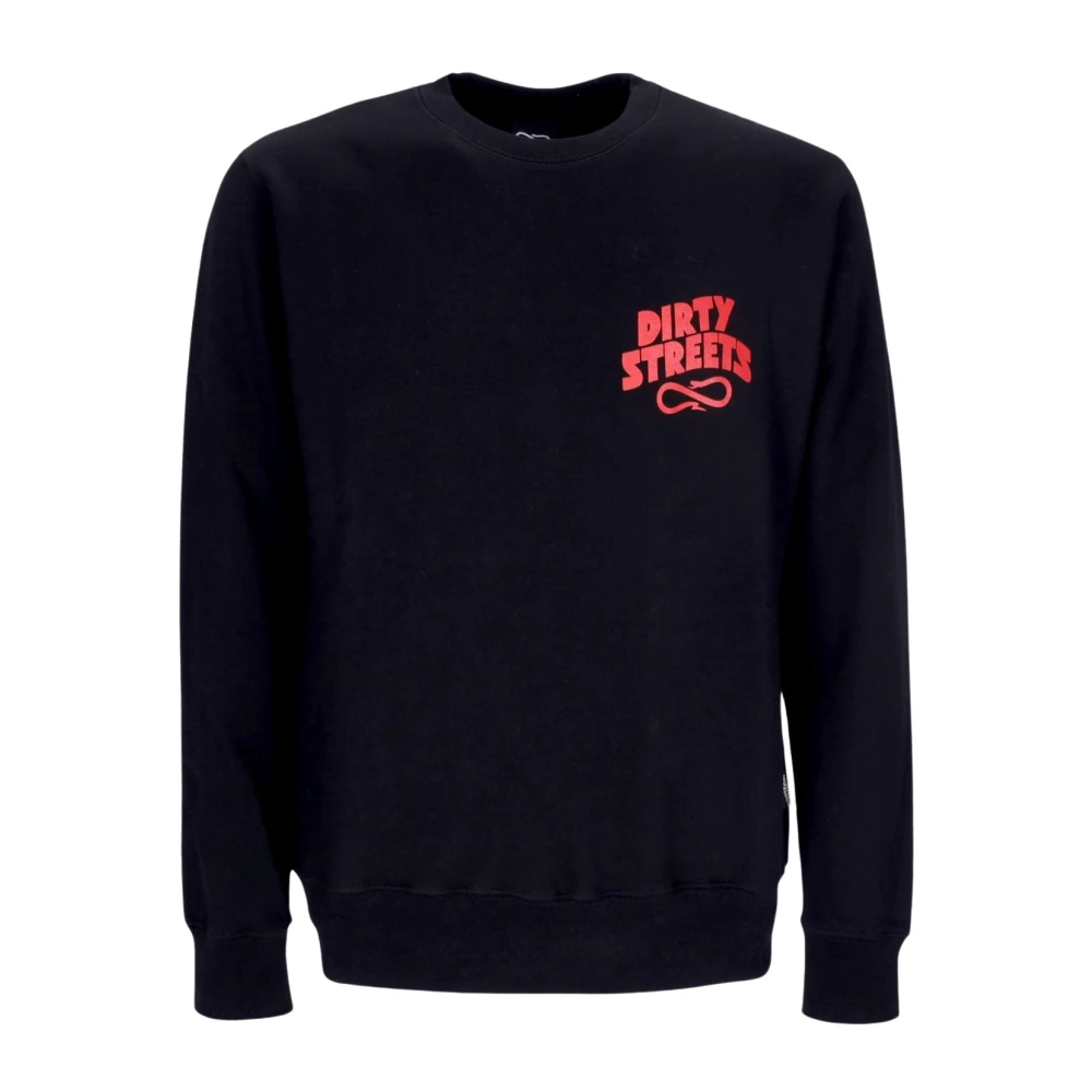 Propaganda Zwarte Crewneck Sweatshirt met Geborduurd Logo Black Heren