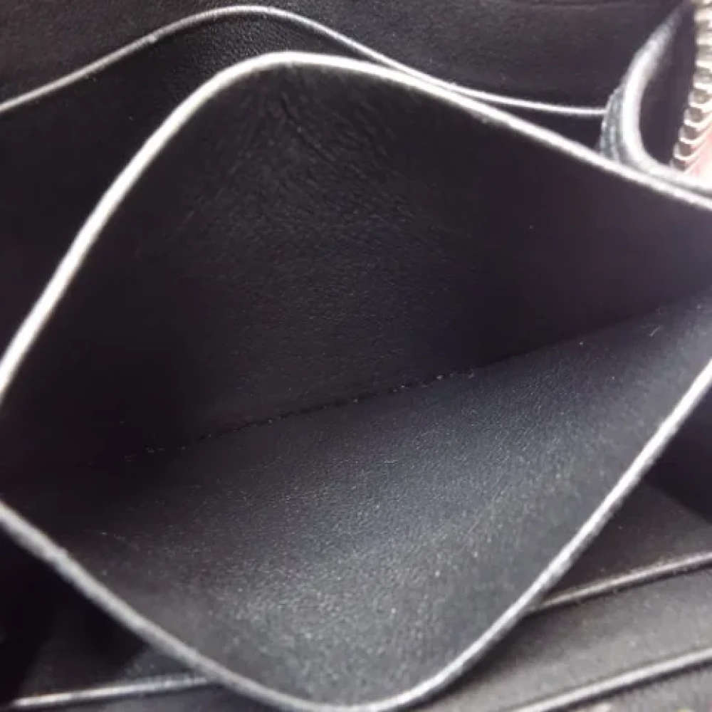 Bottega Veneta Vintage Pre-owned Leather wallets Black Dames