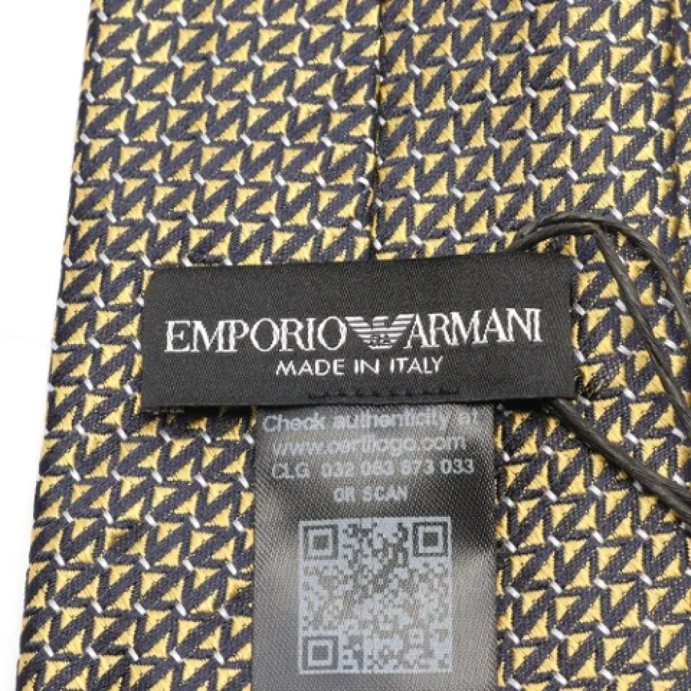 Armani Pre-owned Silk home-office Multicolor Heren