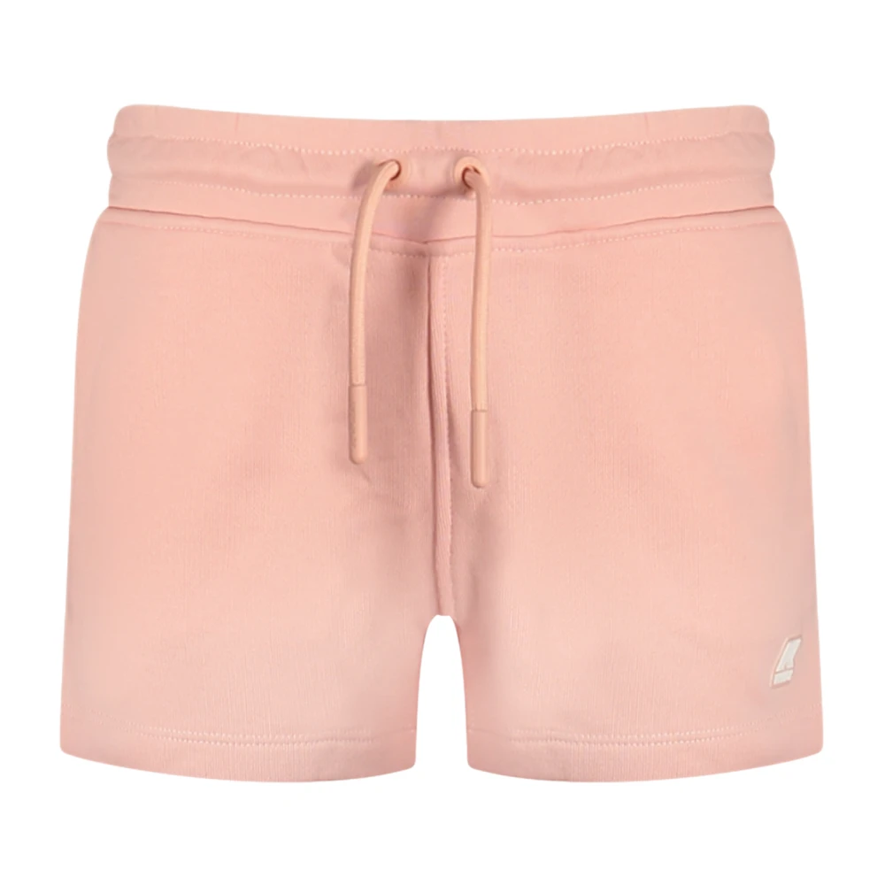 K-Way Unisex Pink Elastic Waist Shorts