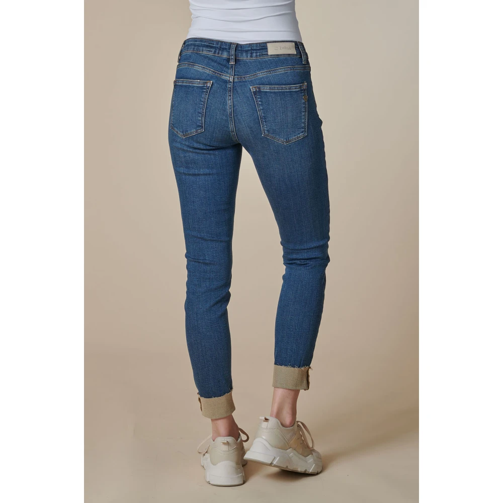 Zhrill Skinny Jeans Blauw Blue Dames
