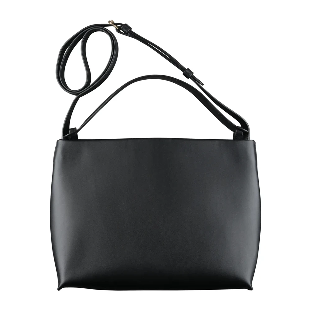 A.p.c. Minimalistische Zwarte Schoudertas Black Dames