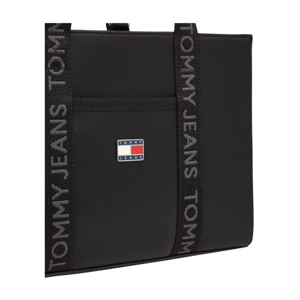 Tommy Jeans Polyurethaan Handtas voor Vrouwen Black Dames