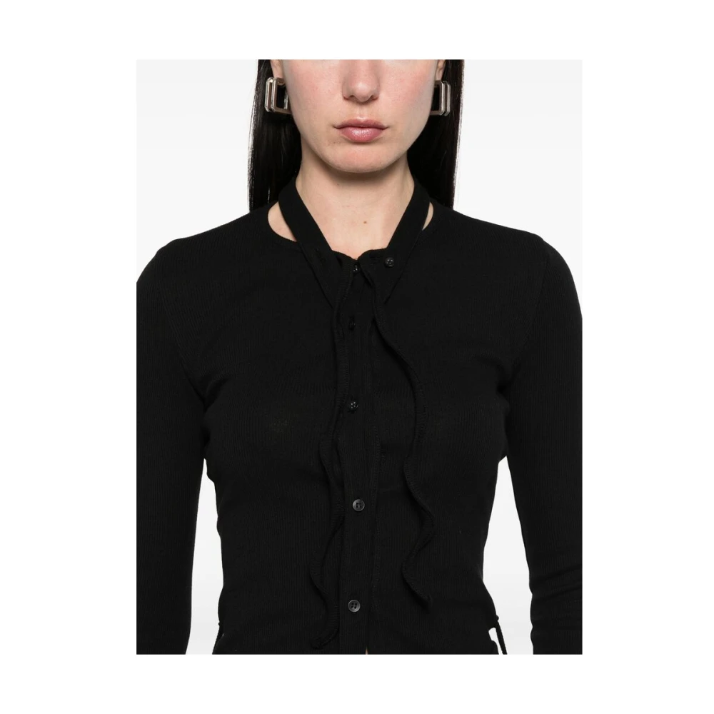 Ottolinger Zwarte Knopen Trui Black Dames