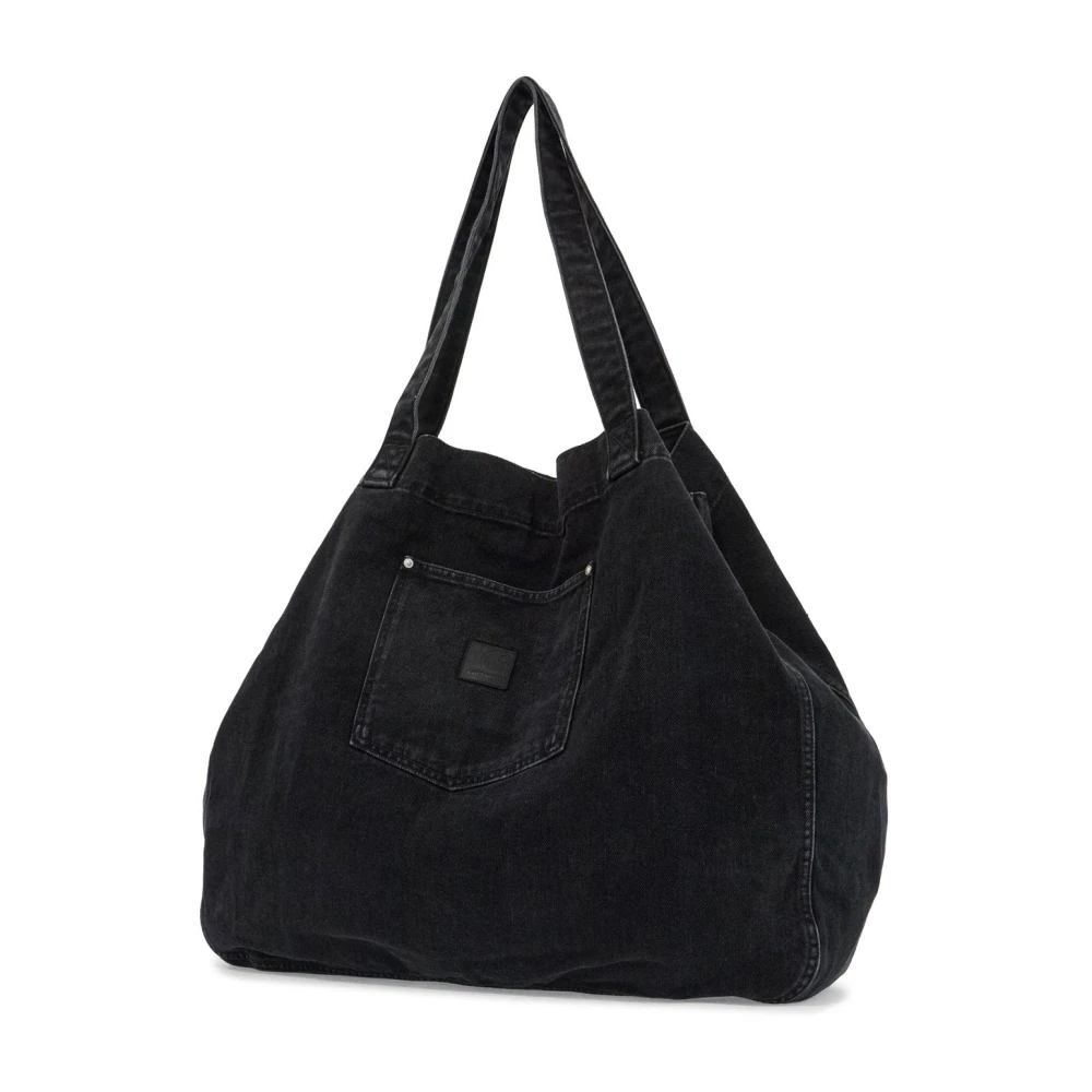 Carhartt WIP Denim Rivet Tote Tas Black Heren