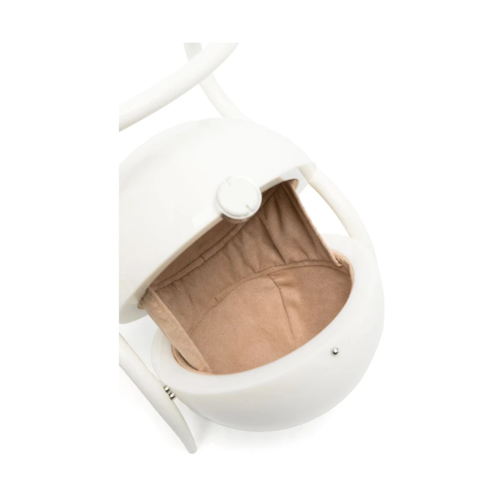 Cult Gaia Parel Witte Schoudertas White Dames