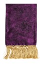 violet-soie-franges-croix-homme-echarpe