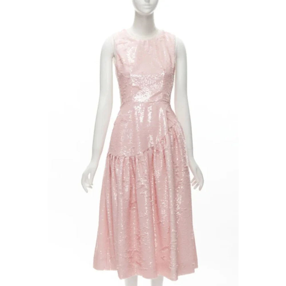 Simone Rocha Pre-owned Polyester dresses Pink Dames