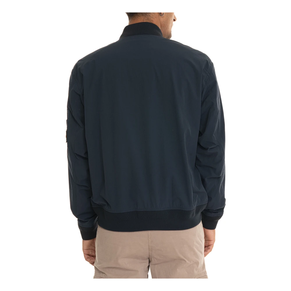 Boss Warme Winter Puffer Jacket Blue Heren