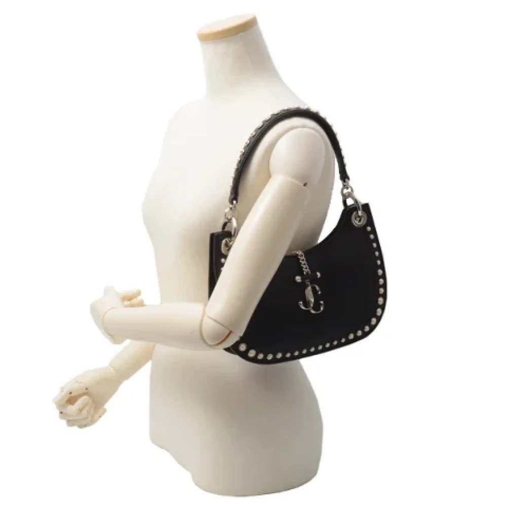 Jimmy Choo Pre-owned Leather shoulder-bags Black Dames