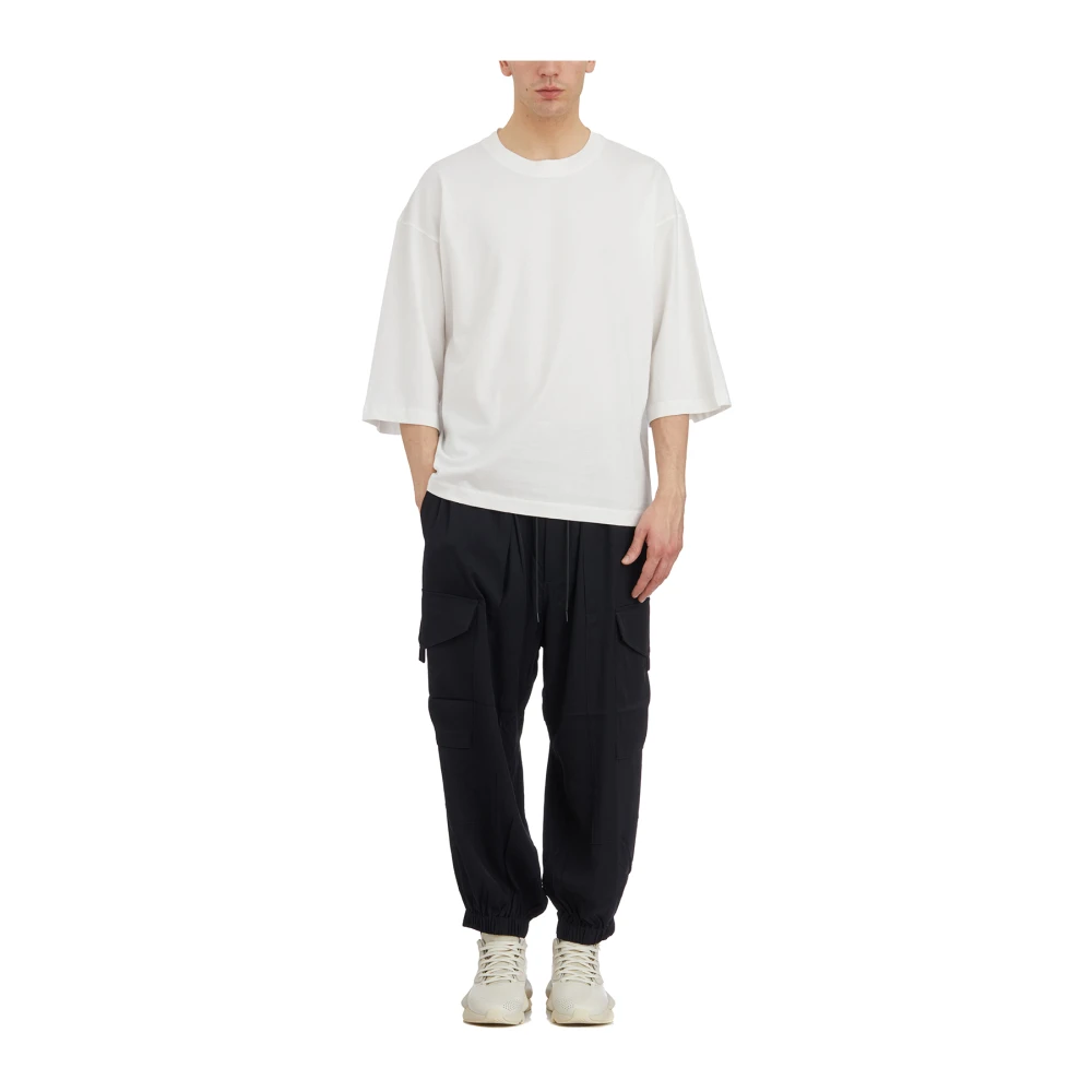 Y-3 Rayon Jogger Broek Black Heren
