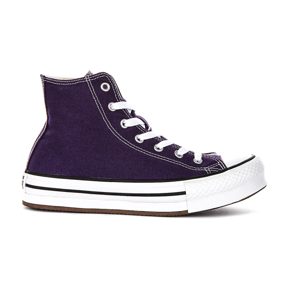 Converse Unisex Kids Purple Chuck Taylor All Star Eva Lift - Kids Sneakers - 38 Eu - Kids