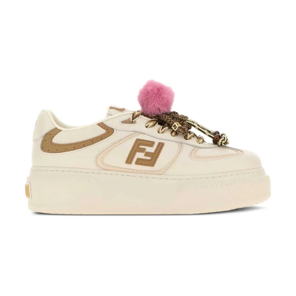 Fendi Match Vite C/Doll & Scoubid Vis Dames Schoenen Beige