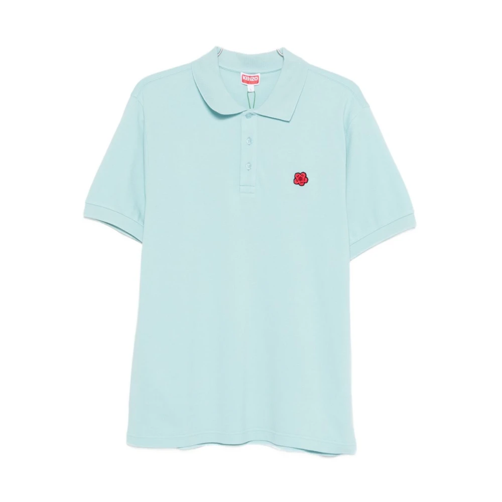 Kenzo Men's Blue Boke Flower Slim Polo
