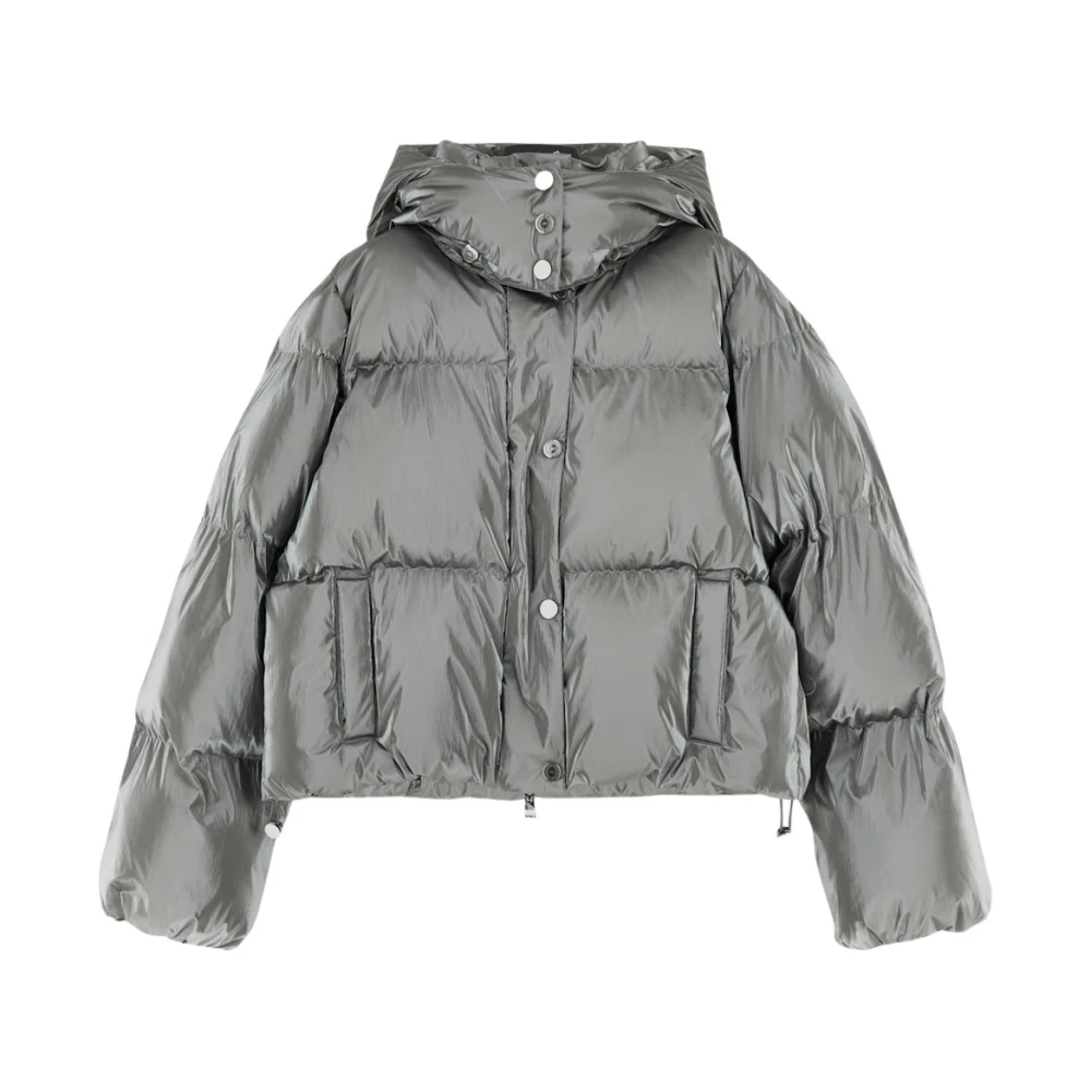 Elisabetta Franchi Donsjack voor dames Gray Dames