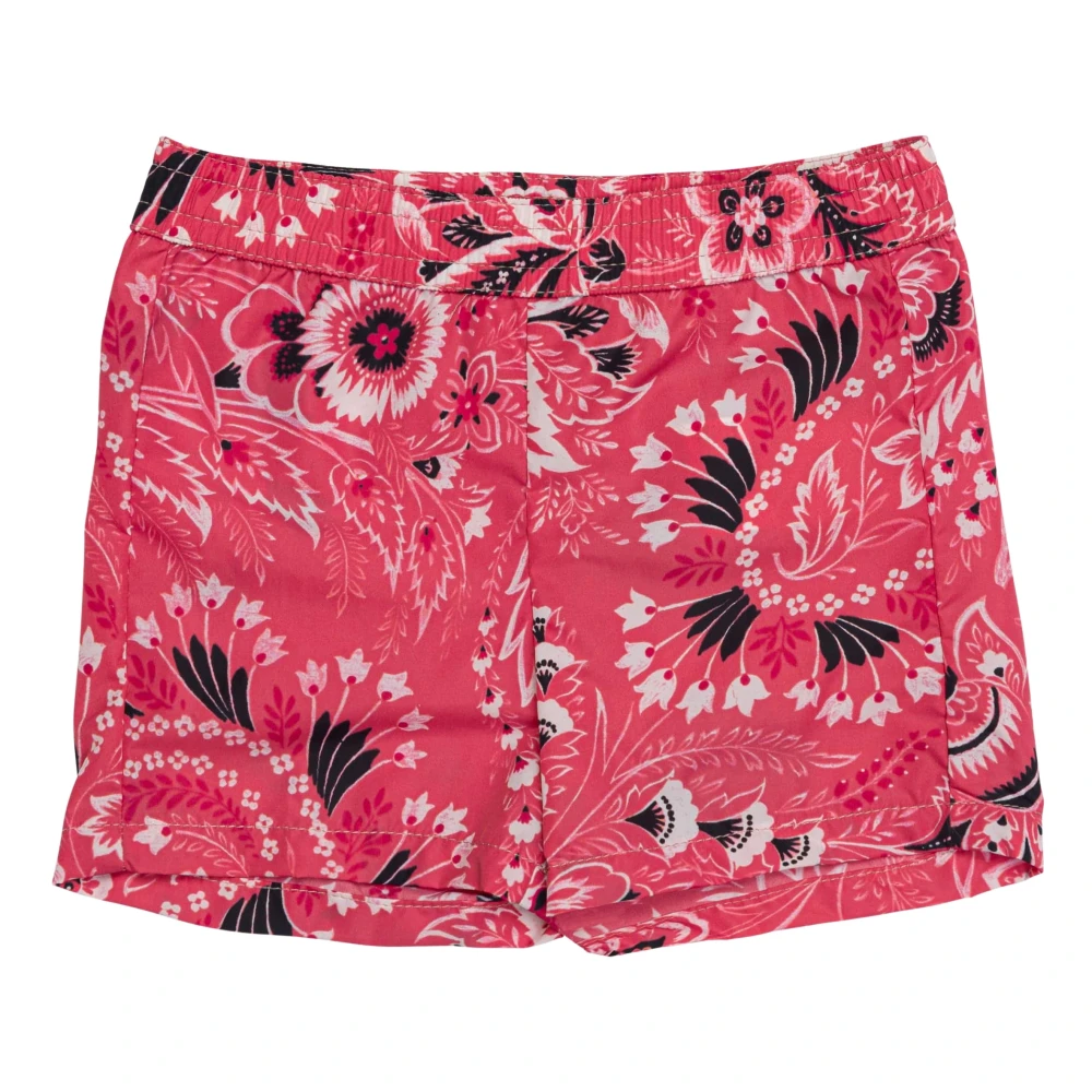 Etro Boys Pink Kids Swimming Trunks, 6 Y, Floral Paisley Swim Shorts
